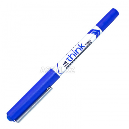 Ручка роллерная, 0,5мм, синяя, DELI